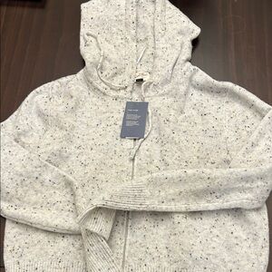 Universal Thread Speckled Zip-Up Sweater